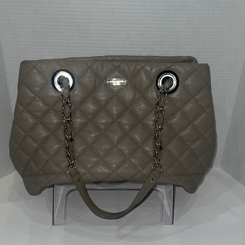 Kate‎ Spade Quilted Leather Tote Bag - Taupe